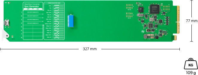 Blackmagic OpenGear Converter Sync Generator