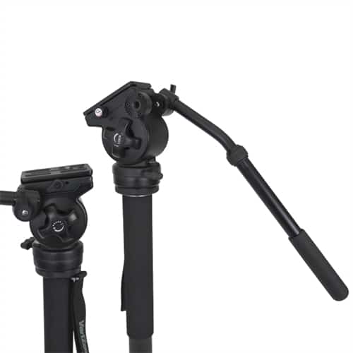 VariZoom CHICKENFOOT-HEAD carbon fiber monopod w/ fluid head