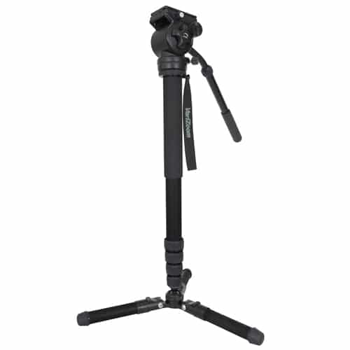 VariZoom CHICKENFOOTHEAD-AL aluminum monopod w/ fluid head