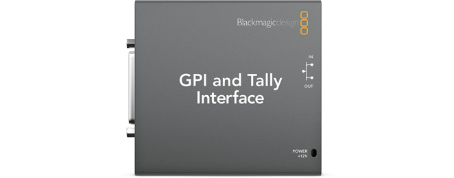 Blackmagic GPI and Tally Interface