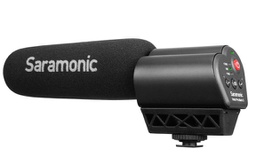 Saramonic Vmic Pro Super Directional Condenser Video Microphone with Rubberized Shockmount for DSLR Cameras/Camcorders